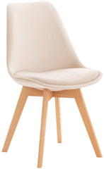 Stuhl Linares Samt - beige