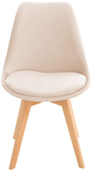 Stuhl Linares Samt - beige