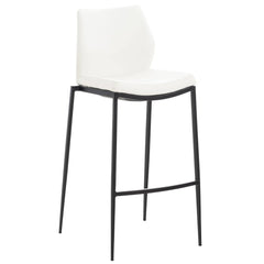 Barhocker Matola Kunstleder schwarz - weiß