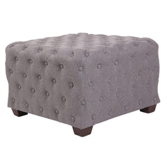 Sitzhocker Nimes Stoff - grau