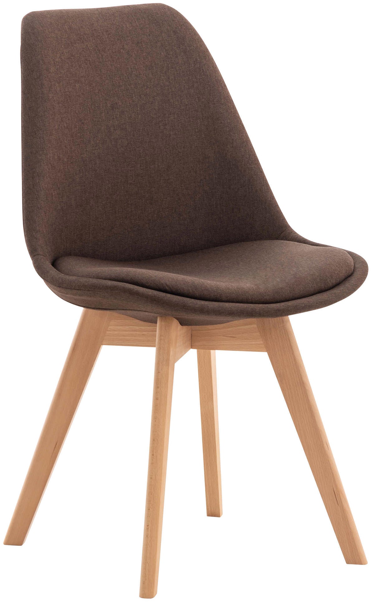 Stuhl Linares Stoff - braun