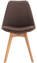 Stuhl Linares Stoff - braun