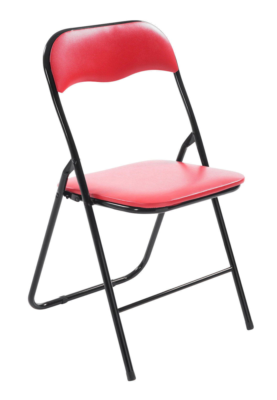 Klappstuhl Felix - rot/schwarz