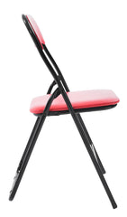 Klappstuhl Felix - rot/schwarz