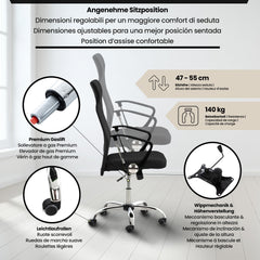 Bürostuhl Washington - schwarz