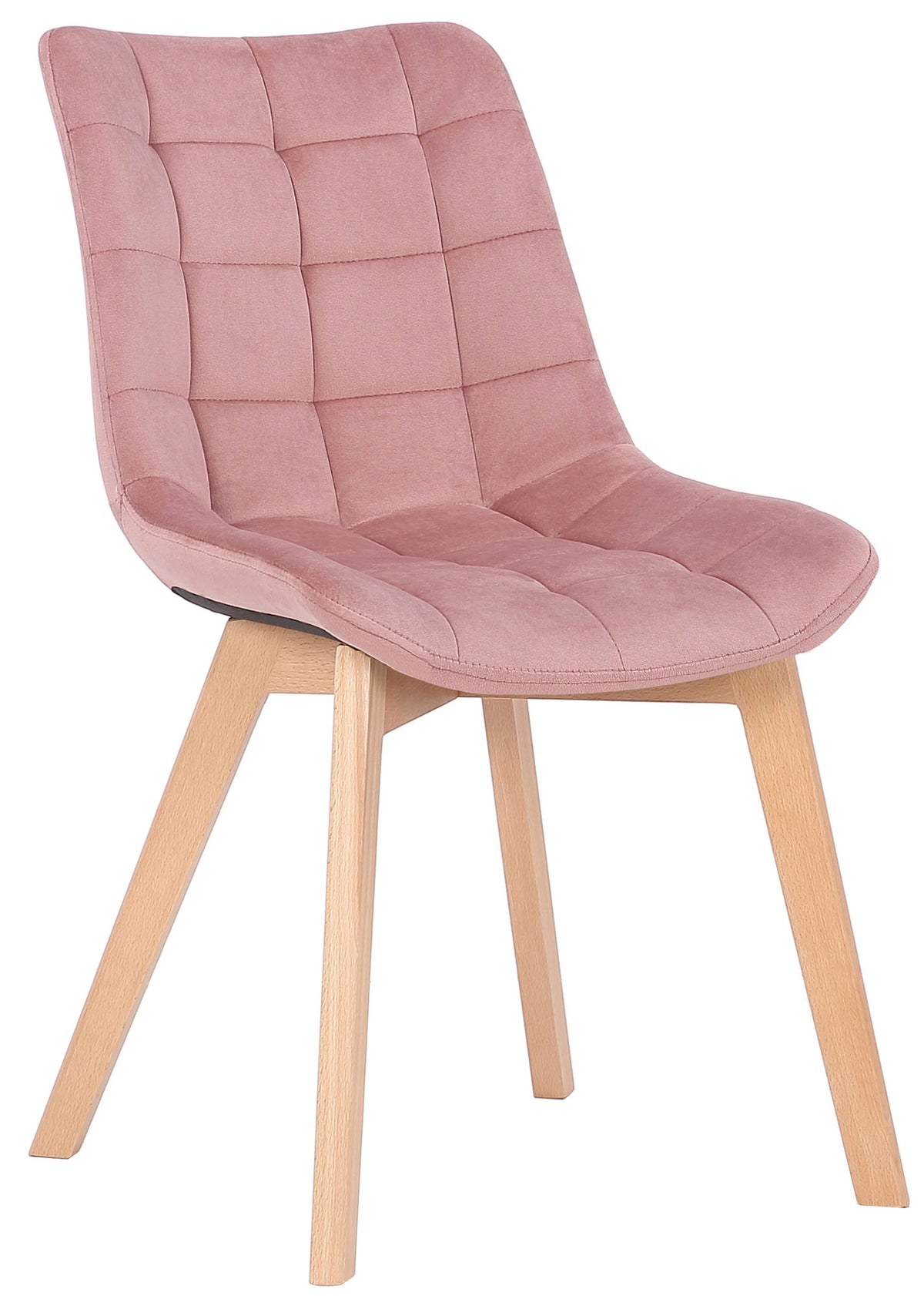 Esszimmerstuhl Passaic Samt - pink