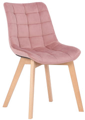 Esszimmerstuhl Passaic Samt - pink
