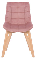 Esszimmerstuhl Passaic Samt - pink