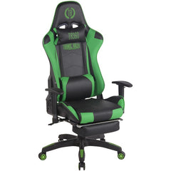 Racing Bürostuhl Turbo mit Fußablage - schwarz/grün