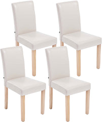 4er Set Esszimmerstuhl Ina natura - creme