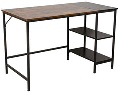 Schreibtisch Ocala - schwarz/braun