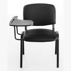 4er Set Stühle Ken mit Klapptisch Kunstleder - schwarz