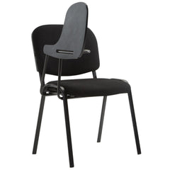 4er Set Stühle Ken mit Klapptisch Stoff - schwarz