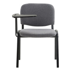 4er Set Stühle Ken mit Klapptisch Stoff - grau