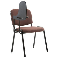 4er Set Stühle Ken mit Klapptisch Stoff - braun