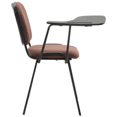 4er Set Stühle Ken mit Klapptisch Stoff - braun