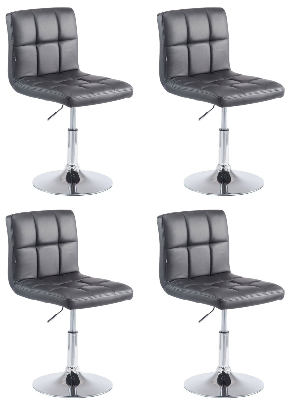 4er Set Lounger Palma V2 - schwarz