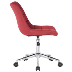 Bürostuhl Medford Samt - rot