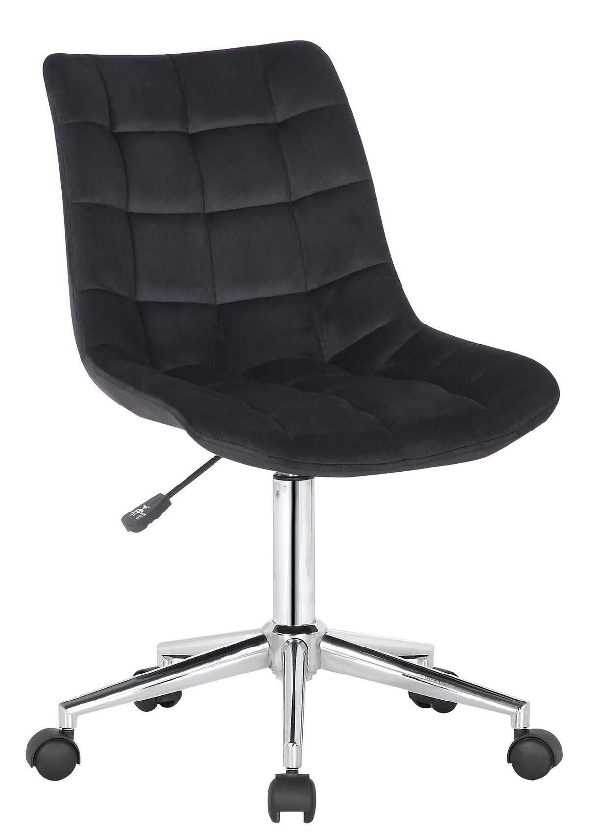 Bürostuhl Medford Samt - schwarz