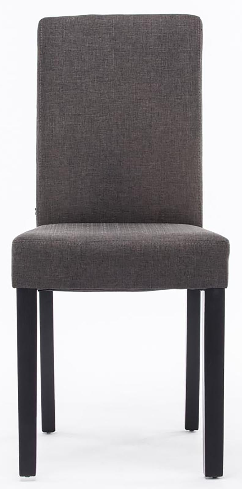 2er Set Esszimmerstuhl Ina Stoff schwarz - dunkelgrau by Dropshipping-Europe – Esszimmerstühle