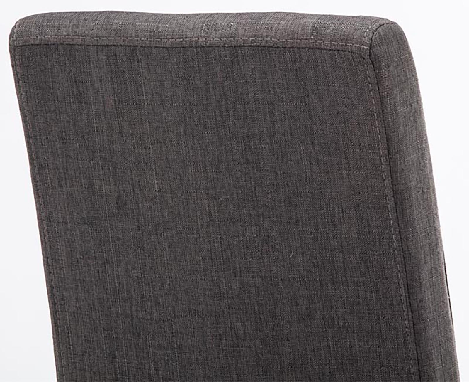2er Set Esszimmerstuhl Ina Stoff schwarz - dunkelgrau by Dropshipping-Europe – Esszimmerstühle
