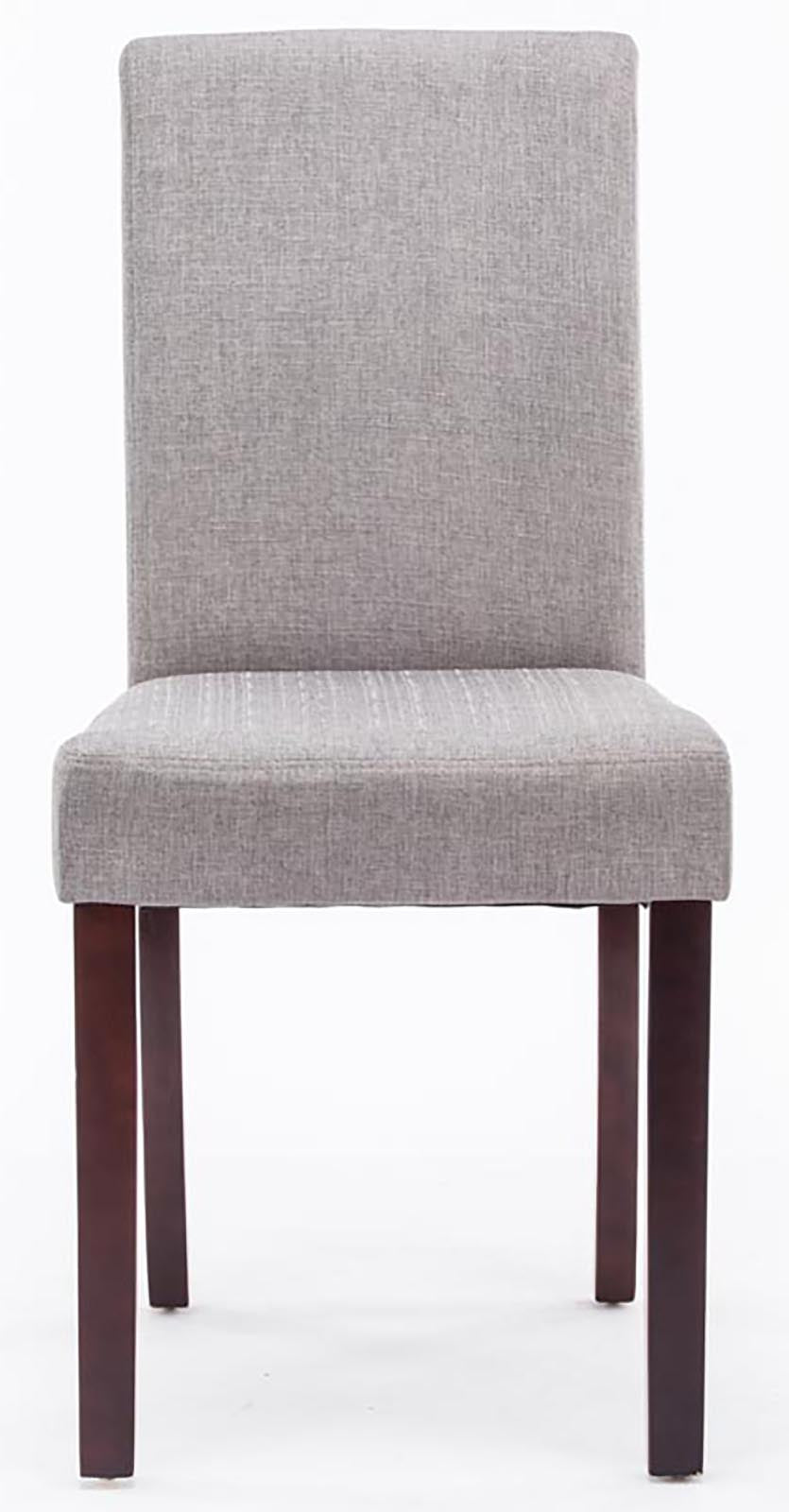 2er Set Esszimmerstuhl Ina Stoff cappuccino - hellgrau by Dropshipping-Europe – Esszimmerstühle