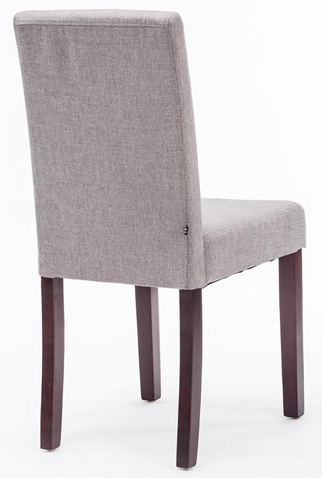 2er Set Esszimmerstuhl Ina Stoff cappuccino - hellgrau by Dropshipping-Europe – Esszimmerstühle