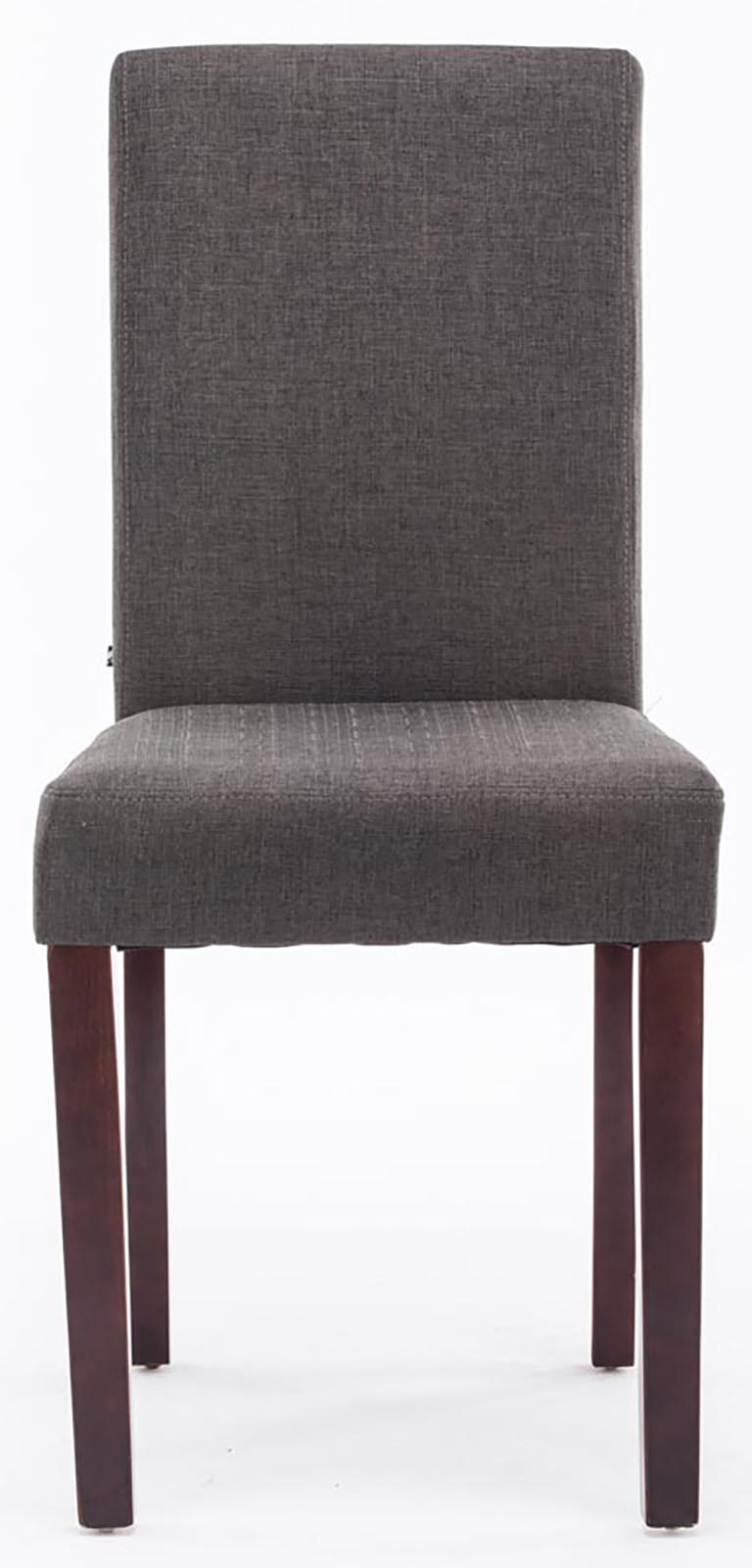 2er Set Esszimmerstuhl Ina Stoff cappuccino - dunkelgrau by Dropshipping-Europe – Esszimmerstühle