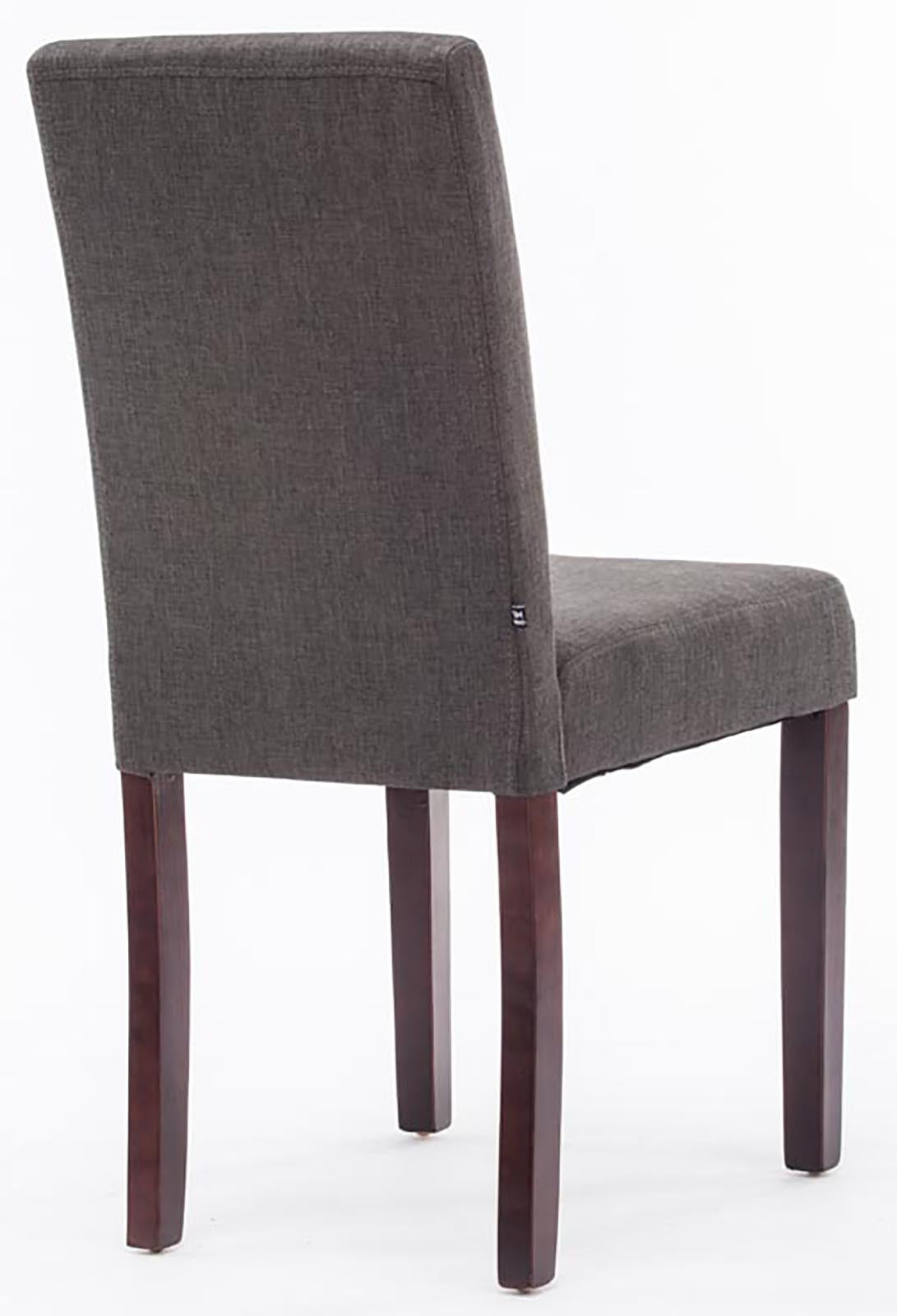 2er Set Esszimmerstuhl Ina Stoff cappuccino - dunkelgrau by Dropshipping-Europe – Esszimmerstühle