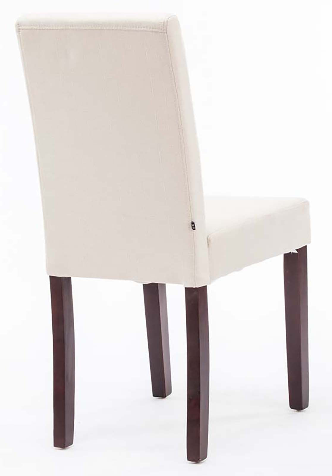 2er Set Esszimmerstuhl Ina Stoff cappuccino - creme by Dropshipping-Europe – Esszimmerstühle