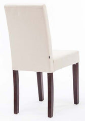 2er Set Esszimmerstuhl Ina Stoff cappuccino - creme by Dropshipping-Europe – Esszimmerstühle