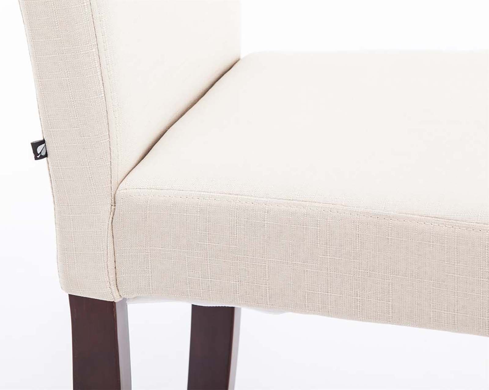 2er Set Esszimmerstuhl Ina Stoff cappuccino - creme by Dropshipping-Europe – Esszimmerstühle