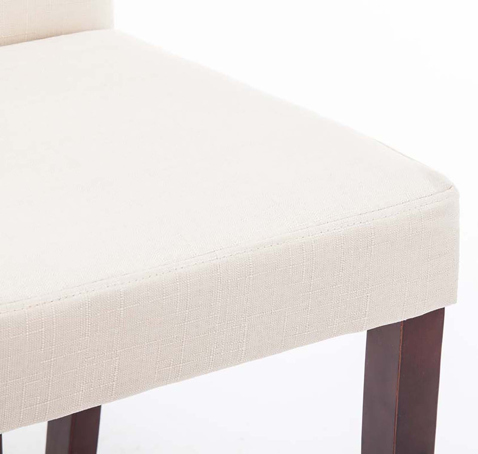 2er Set Esszimmerstuhl Ina Stoff cappuccino - creme by Dropshipping-Europe – Esszimmerstühle