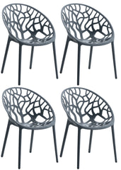 4er Set Stuhl Hope - anthrazit