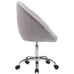 Arbeitshocker London V2 Stoff - grau