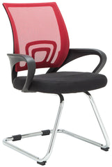 2er Set Besucherstühle Eureka - rot