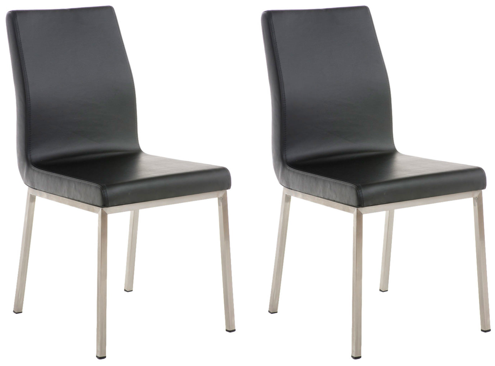 2er Set Esszimmerstühle Colmar - schwarz by Dropshipping-Europe – Esszimmerstühle