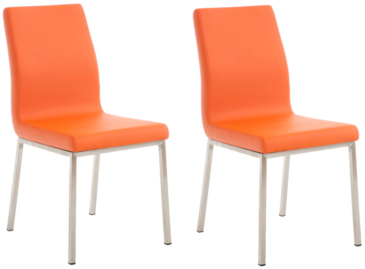 2er Set Esszimmerstühle Colmar - orange