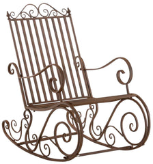 2er Set Schaukelstühle Smilla - braun