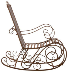 2er Set Schaukelstühle Smilla - braun