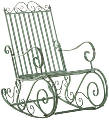 2er Set Schaukelstühle Smilla - antik-grün