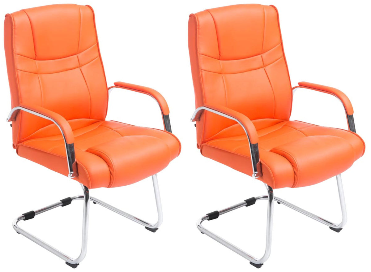 2er Set Stühle Attila - orange
