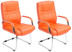 2er Set Stühle Attila - orange