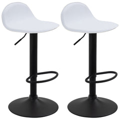 2er Set Barhocker Lana V2 schwarz - wei�