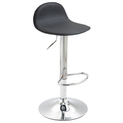 2er Set Barhocker Lana V2 Chrom - schwarz