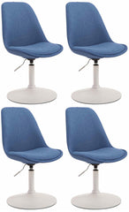 4er Set St�hle Maverick W Stoff - blau