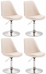 4er Set St�hle Maverick C Stoff - creme