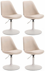 4er Set St�hle Maverick W Stoff - creme