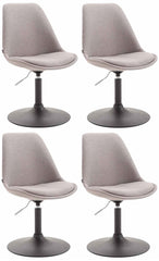 4er Set St�hle Maverick B Stoff - grau