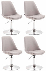 4er Set St�hle Maverick C Stoff - grau